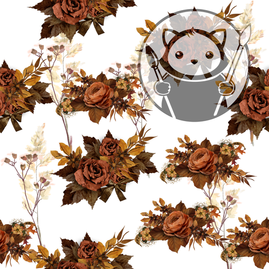 Next Level Sheet - Printed Acrylic and Plywood - Dried Flowers Pattern