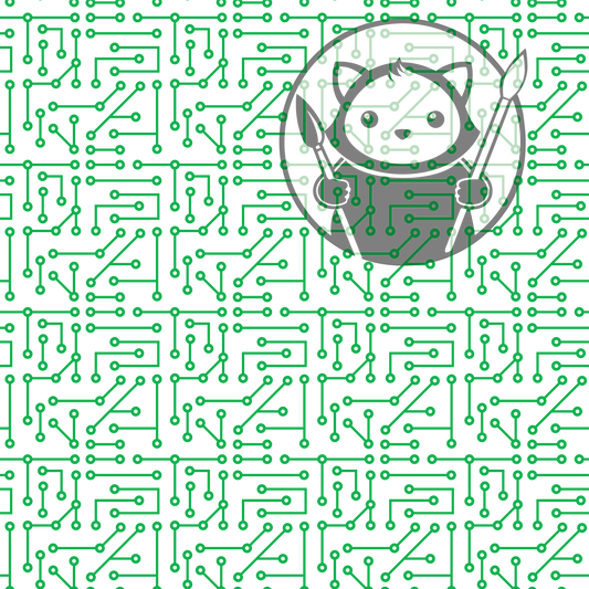 Next Level Sheet - Printed Acrylic and Plywood - Circuit Pattern