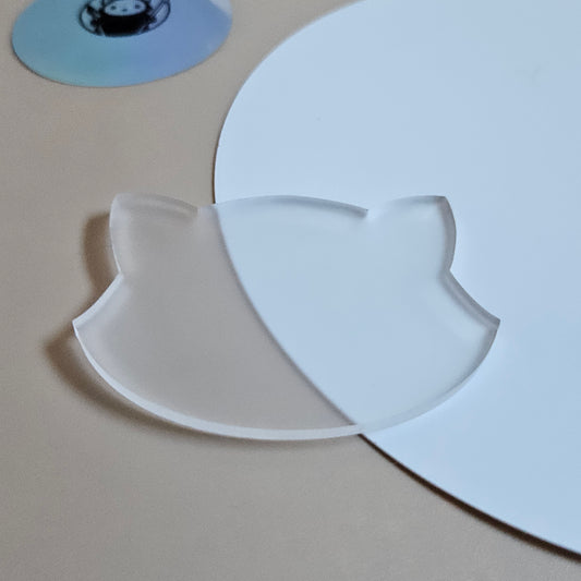 Clear Frosted Acrylic - Swatch