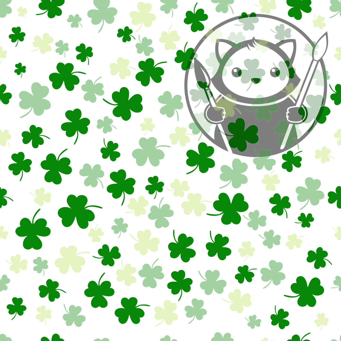 Green Clovers - Next Level Sheet