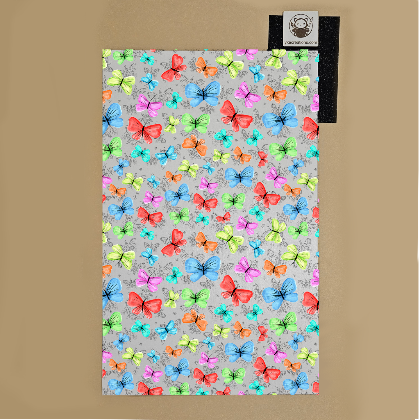 Next Level Sheet - Printed Acrylic and Plywood - Colourful Butterflies Preview