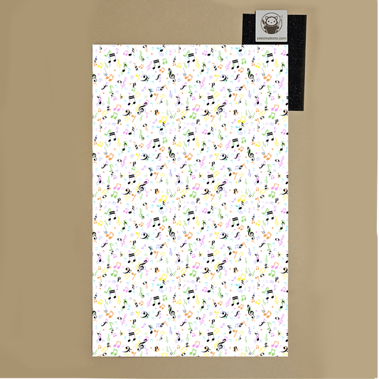 Next Level Sheet - Printed Acrylic and Plywood Sheets - Colourful Music - Preview