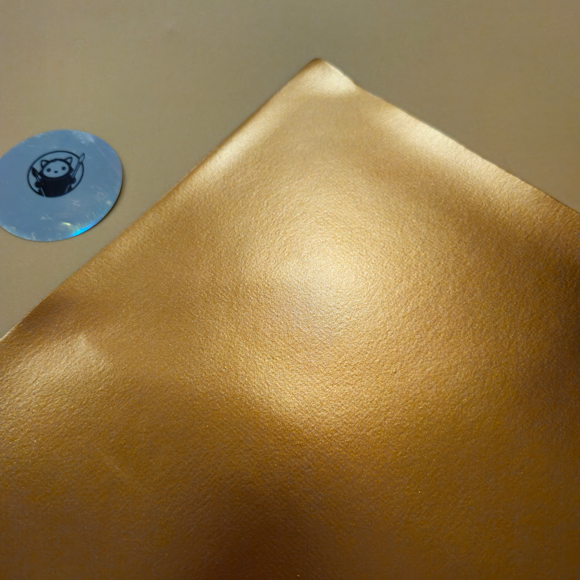 Copper - Engraves Black - Leatherette Sheet – PU Material - Corner