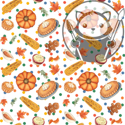 Corn and Pumpkin Pie - Next Level Sheet