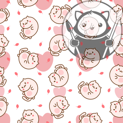 Next Level Sheet - Printed Acryic and Plywood Sheets - Cute Kitties - Pattern
