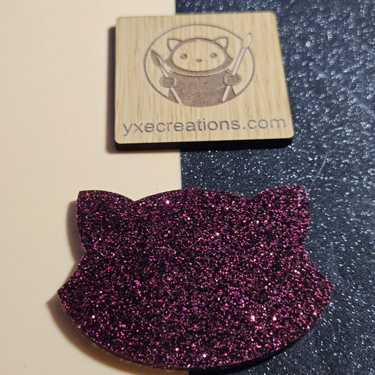 Dark Purple - Glitter Acrylic - Cast Acrylic for Laser Cutting - Preview
