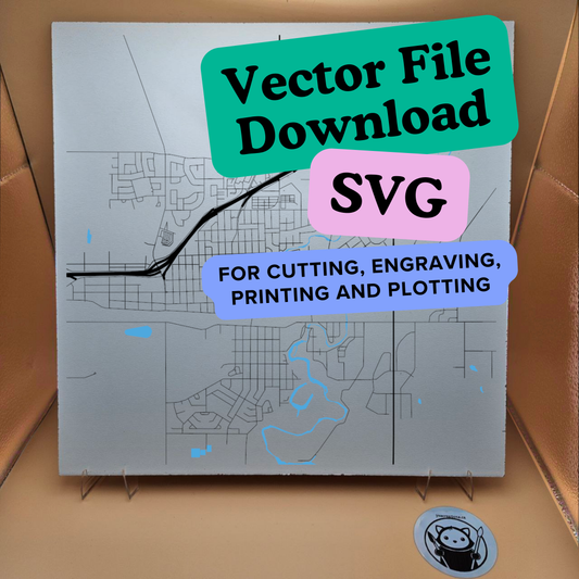 Vector File Download SVG - City maps