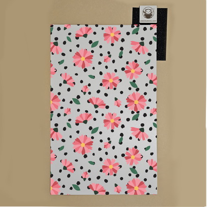 Next Level Sheet - Printed Acrylic and Plywood - Dots and Pink Flowers Preview