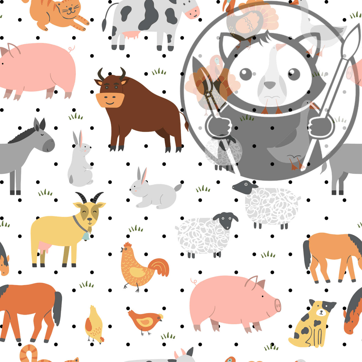 Farm Animals - Next Level Sheet