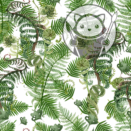 Next Level Sheet - Printed Acrylic and Plywood - Ferns and ferns Pattern