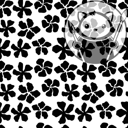 Monochrome Flowers - Next Level Sheet