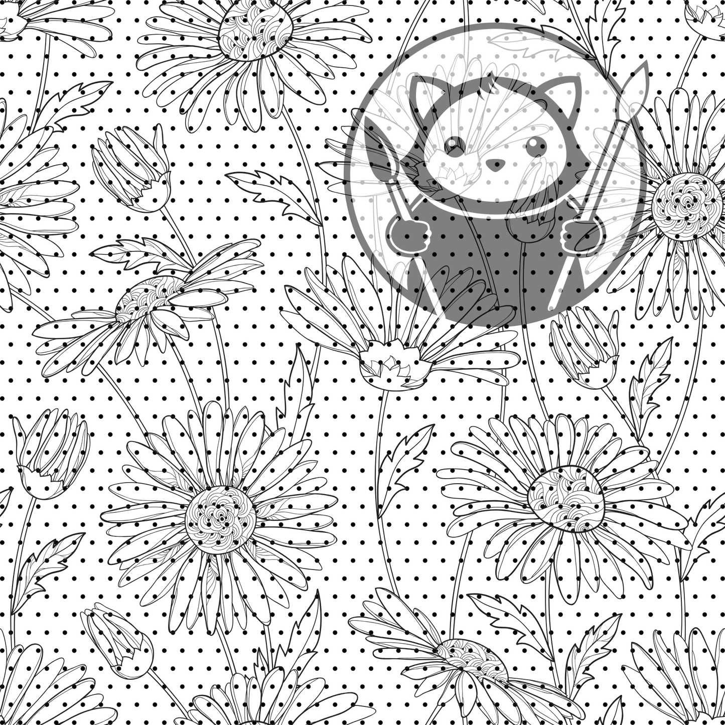 Next Level Sheet - Printed Acrylic and Plywood - Flower Veil 3 Pattern