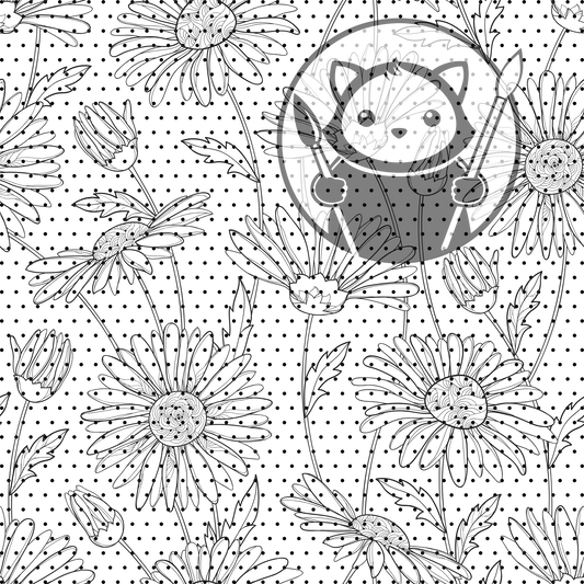 Next Level Sheet - Printed Acrylic and Plywood - Flower Veil 3 Pattern