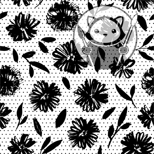 Next Level Sheet - Printed Acrylic and Plywood - Flower Veil 2 Pattern