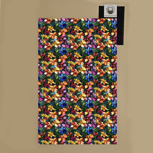 Stained Glass Imitation - Bright Flowers - Next Level Sheet