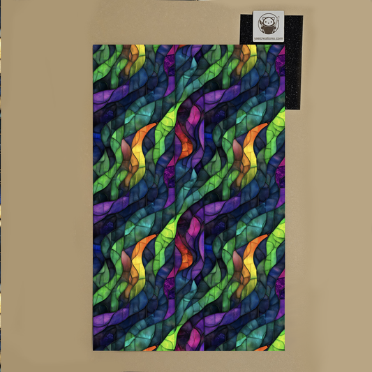 Stained Glass Imitation - Dark Green - Next Level Sheet