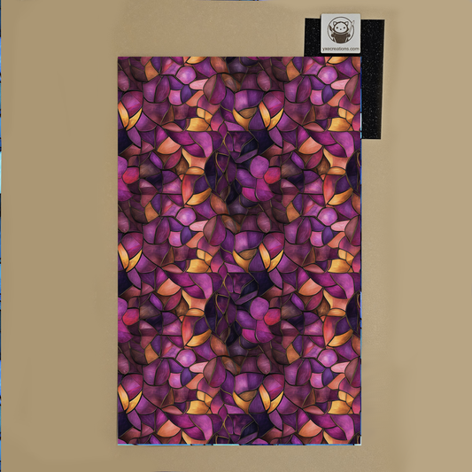 Stained Glass Imitation - Purple Petals - Next Level Sheet