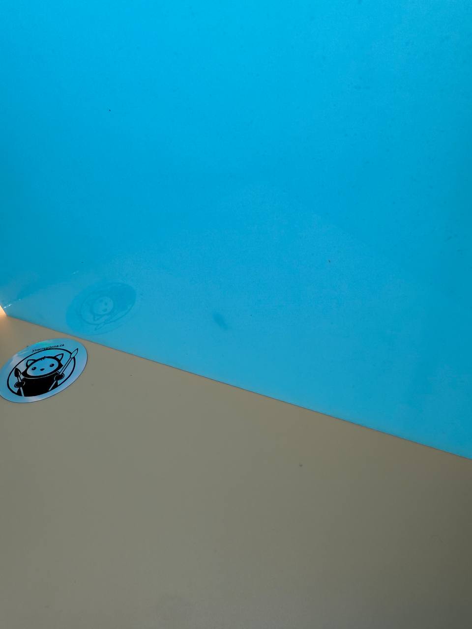 Glow in the Dark Blue Acrylic sheet for Crafts from YXE Creations Craft Hub
