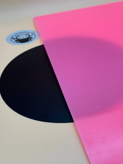 Glow in the Dark Pink Acrylic sheet for Crafts