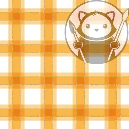 Next Level Sheet - Printed acrylic and Plywood - Gold Plaid - Pattern