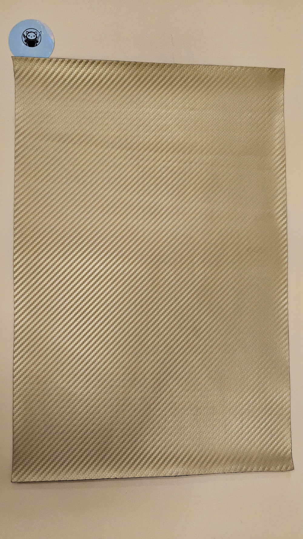 Gold Carbon Fiber - Engraves Black - Leatherette Sheet – PU Material -  Sheet 