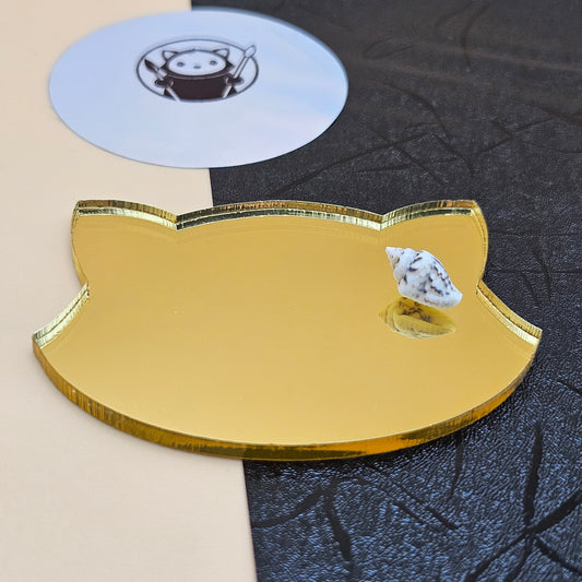 Gold mirror Acrylic Swatch
