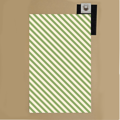 Next Level Sheet - Printed Acrylic and Plywood - Green Stripes Preview