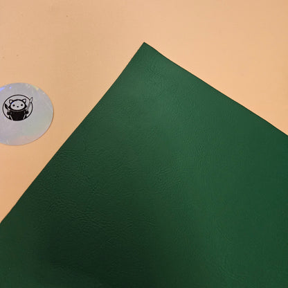 Green - Engraves Gold - Leatherette Sheet – PU Material -  Corner