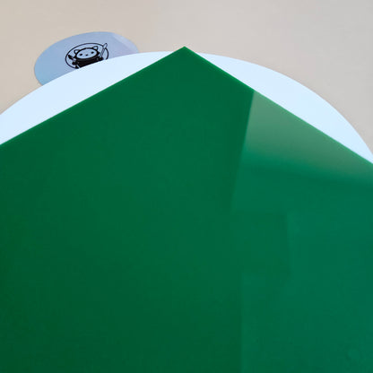 Green Acrylic - Close Up