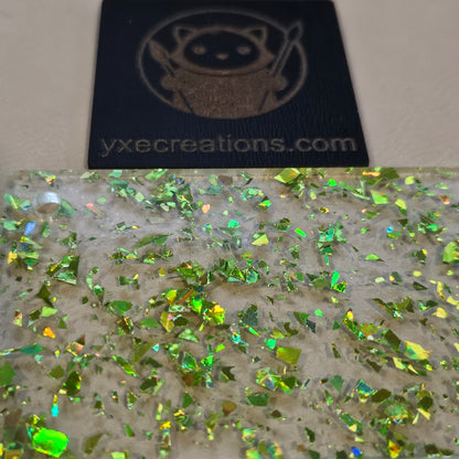 Green Foil Glitter Acrylic Preview