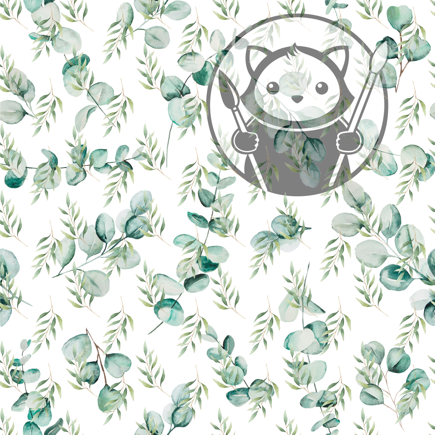 Next Level Sheet - Printed Acrylic and Plywood - Greens Pattern