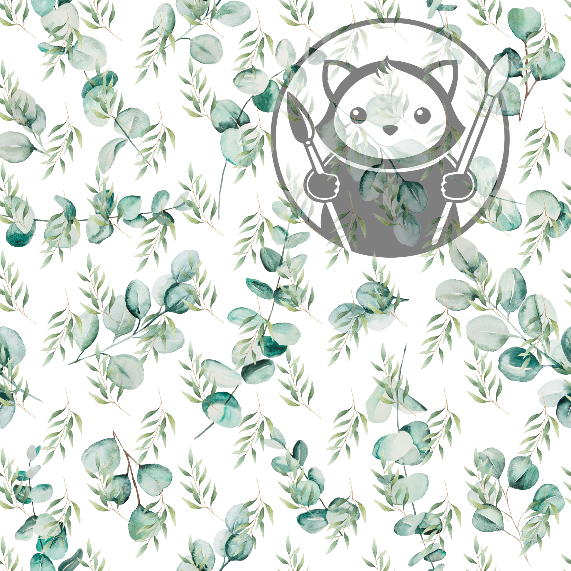 Next Level Sheet - Printed Acrylic and Plywood - Greens Pattern