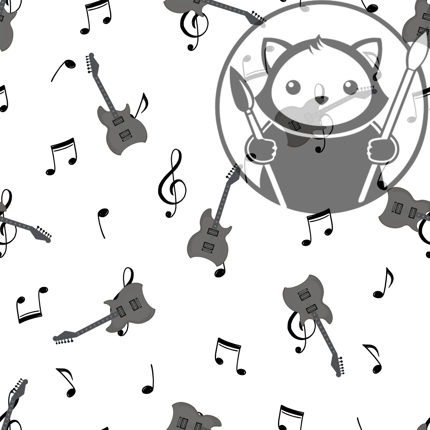 Next Level Sheet - Printed Acrylic and Plywood Sheets - Guitars - Pattern