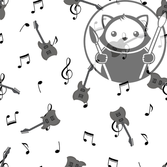 Next Level Sheet - Printed Acrylic and Plywood Sheets - Guitars - Pattern