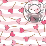 Heart Lollipops  - Next Level Sheet