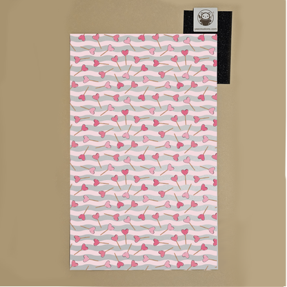 Next Level Sheet - Printed Acrylic and - Hearts and Lolipops - Preview