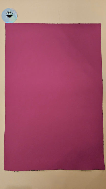 Hot Pink - Engraves Black - Leatherette Sheet – PU Material - Sheet
