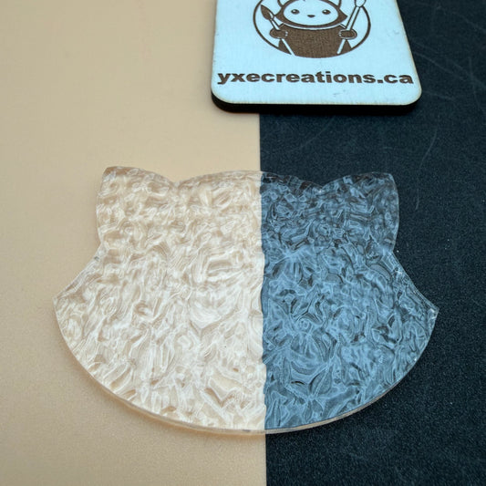 Clear Acrylic Sheet - Rippled Texture