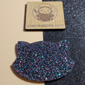 Glitter Acrylic Sheet - Iridescent Black
