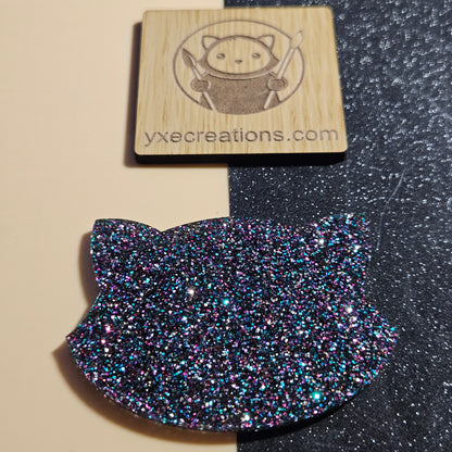 Iridiscent Black - Glitter Acrylic - Cast Acrylic for Laser Cutting - Preview