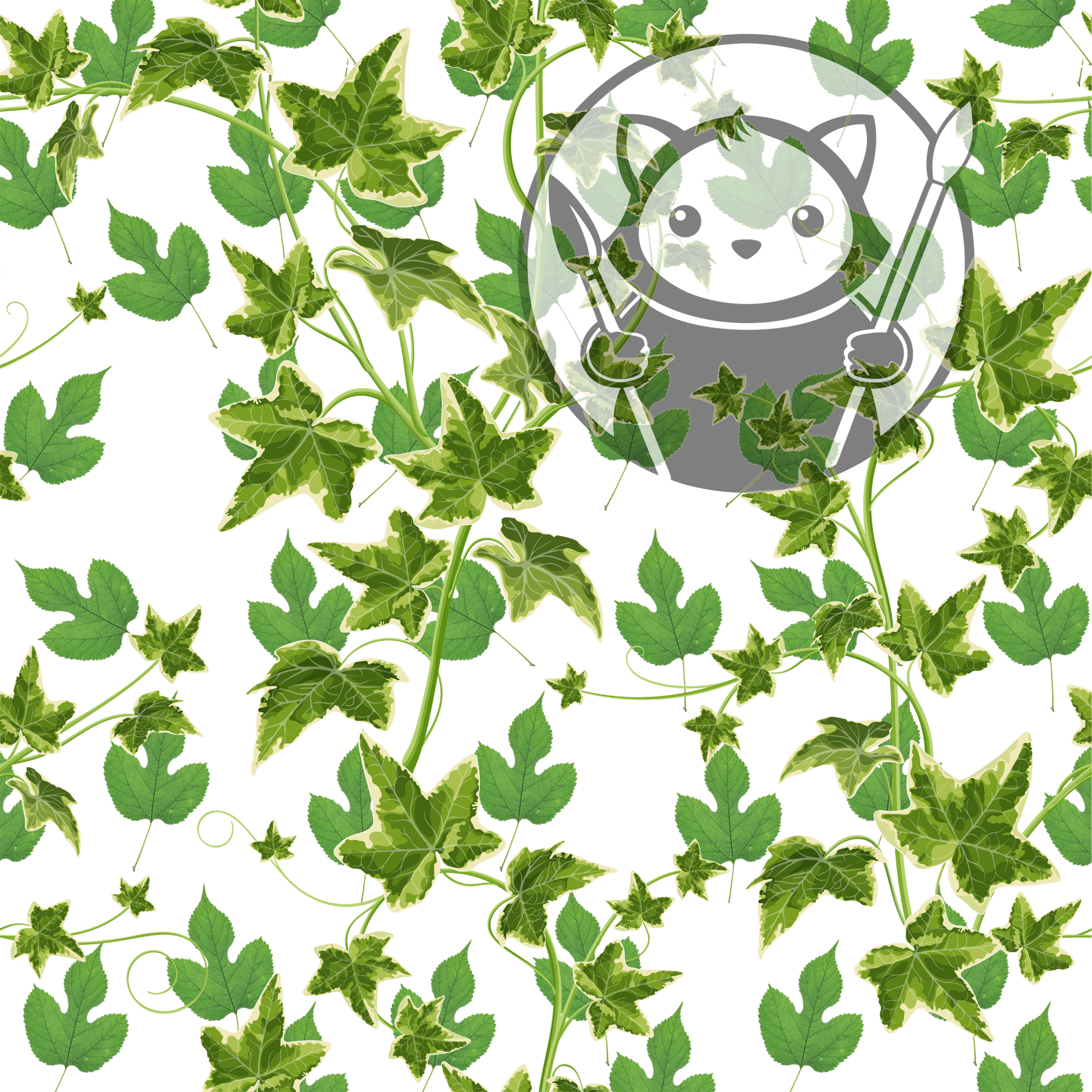 Next Level Sheet - Printed Acrylic and Plywood - Ivy Pattern