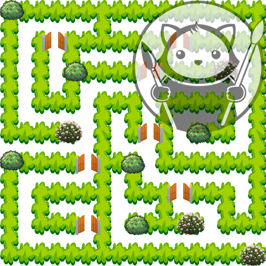 Next Level Sheet - Printed plywood and acrylic - Labyrinth - Pattern