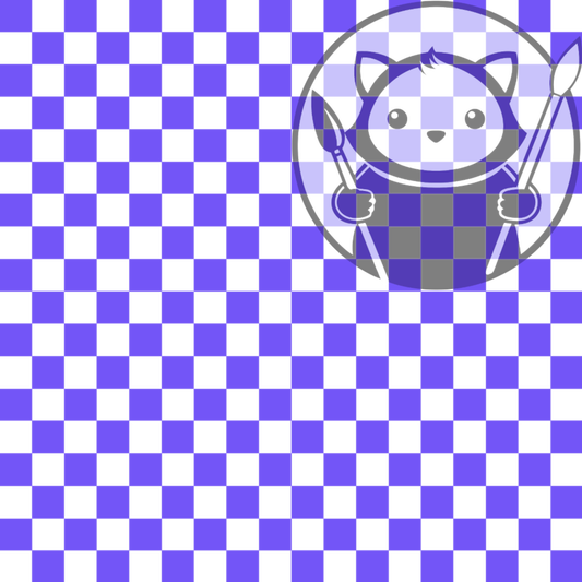 Next Level Sheet - UV Printed Plywood and Acrylic Sheets - Lavender Checkers - Pattern