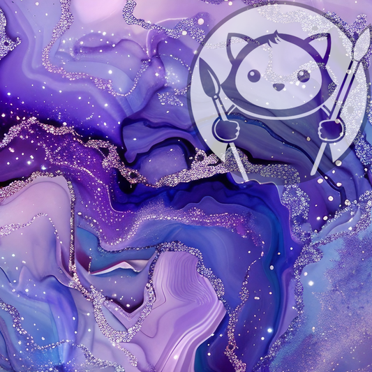 Alcohol Ink - Lavender Gold #1 - Next Level Sheet