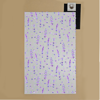 Next Level Sheet - Printed Acrylic and Plywood - Lavender Stalks Preview
