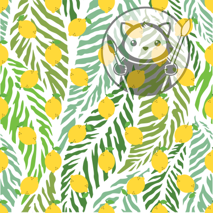 Next Level Sheet - Printed Acrylic and Plywood - Lemon Pattern