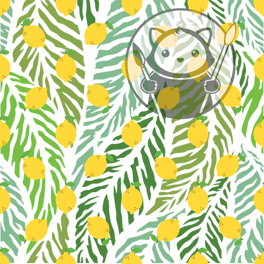 Next Level Sheet - Printed Acrylic and Plywood - Lemon Pattern