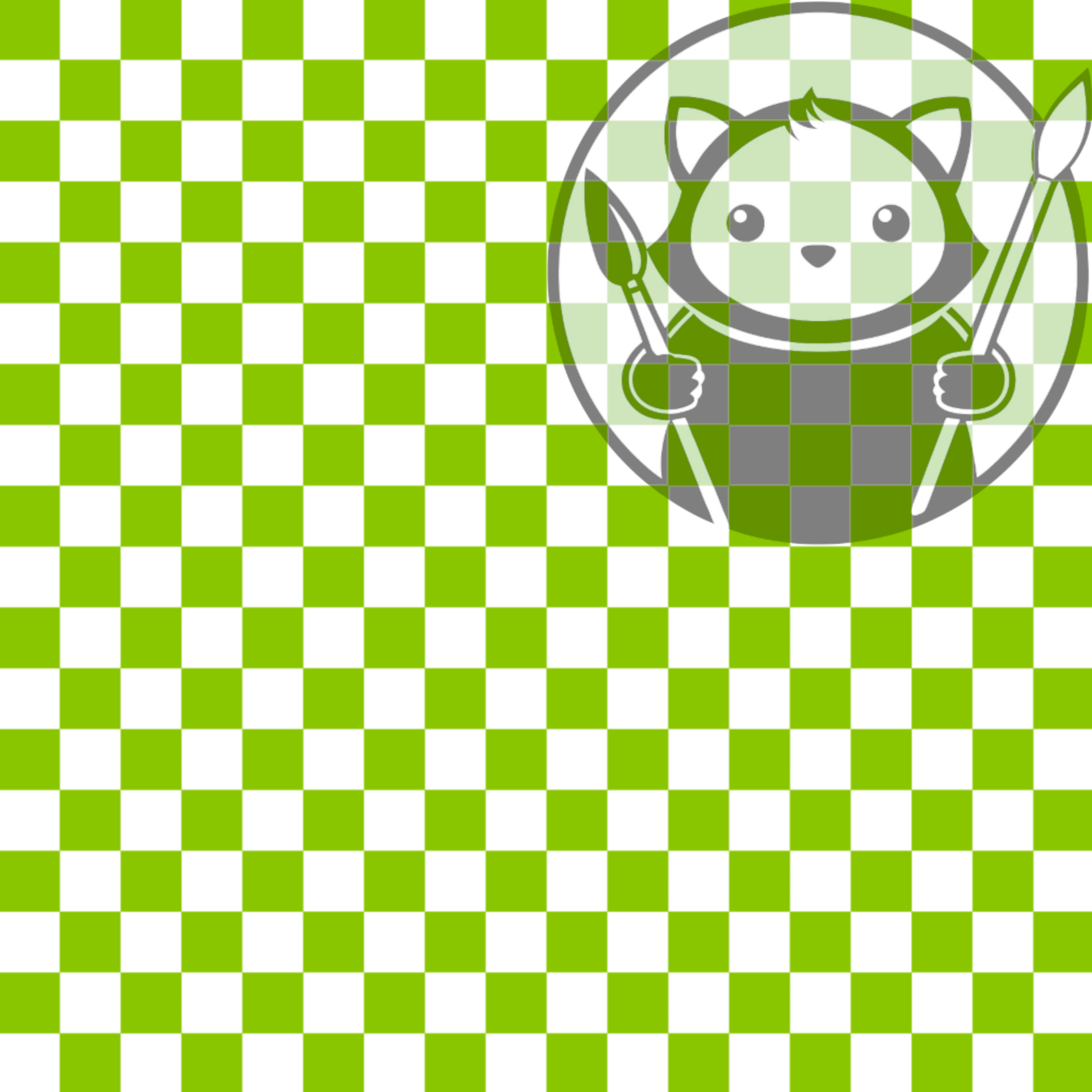 Next Level Sheet - UV Printed Plywood and Acrylic Sheets - Light Green Checkers - Pattern