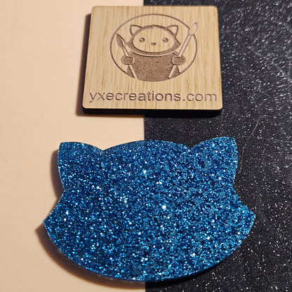 Light Blue - Glitter Acrylic - Cast Acrylic for Laser Cutting - Preview