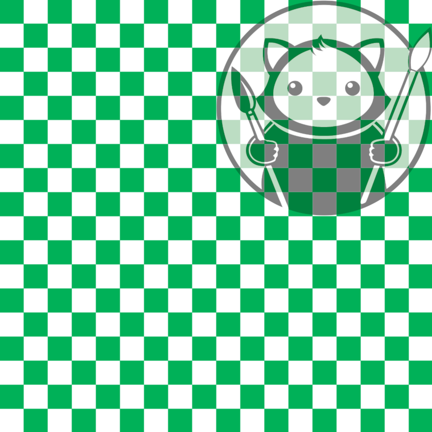 Next Level Sheet - UV Printed Plywood and Acrylic Sheets - Lime Checkers - Pattern